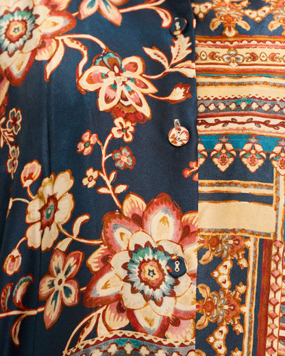 Abito Camicia Lungo Fantasia