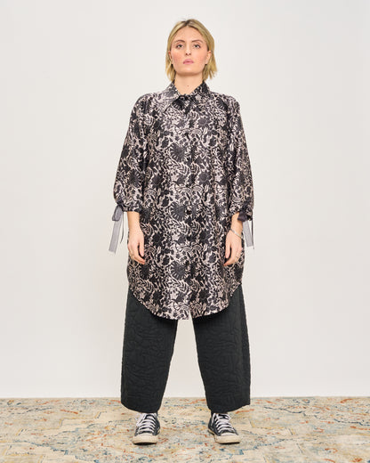 Oversized 70's Patterned Shirt