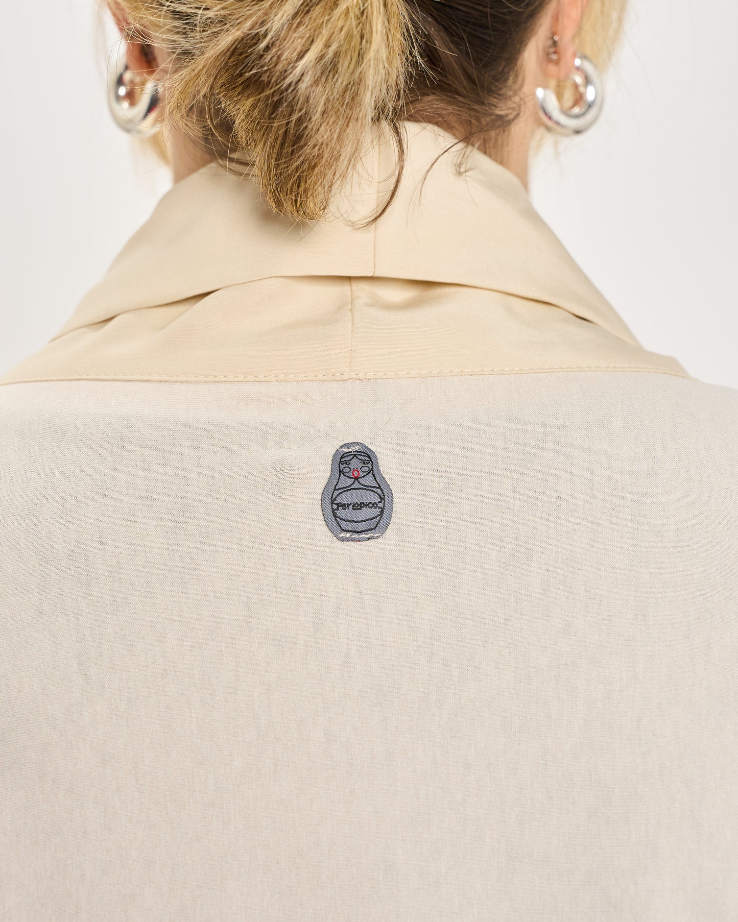Cardigan Sciallato in Doppio Tessuto