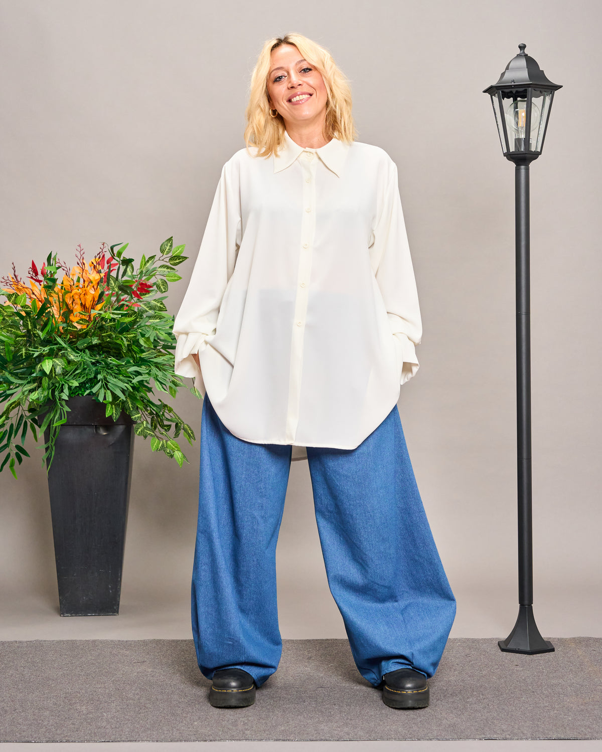 Ruffle Cuff Shirt