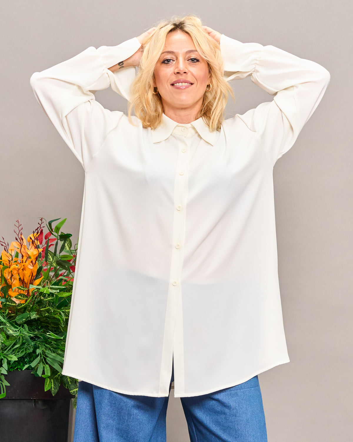 Ruffle Cuff Shirt