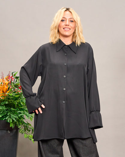 Ruffle Cuff Shirt