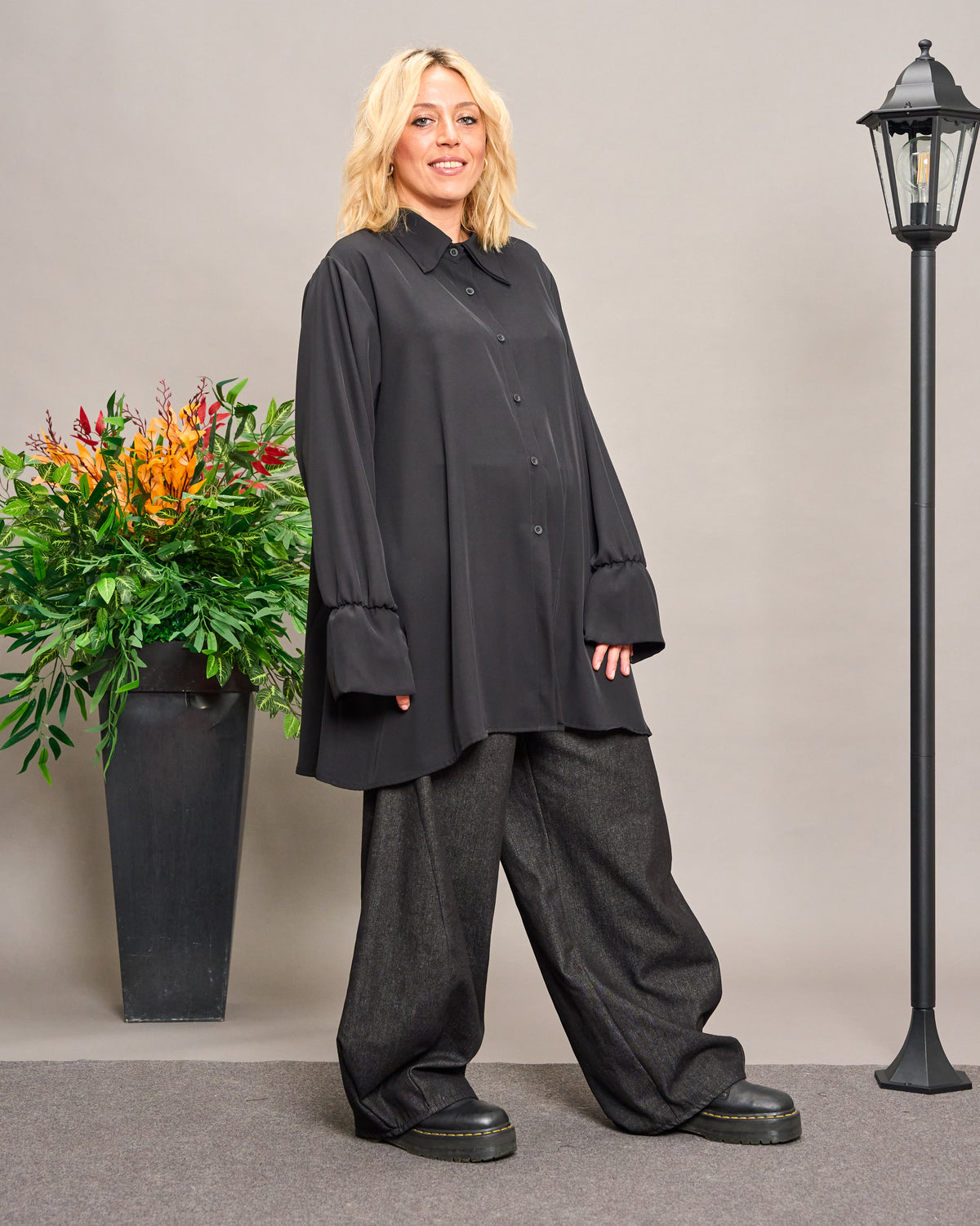 Ruffle Cuff Shirt