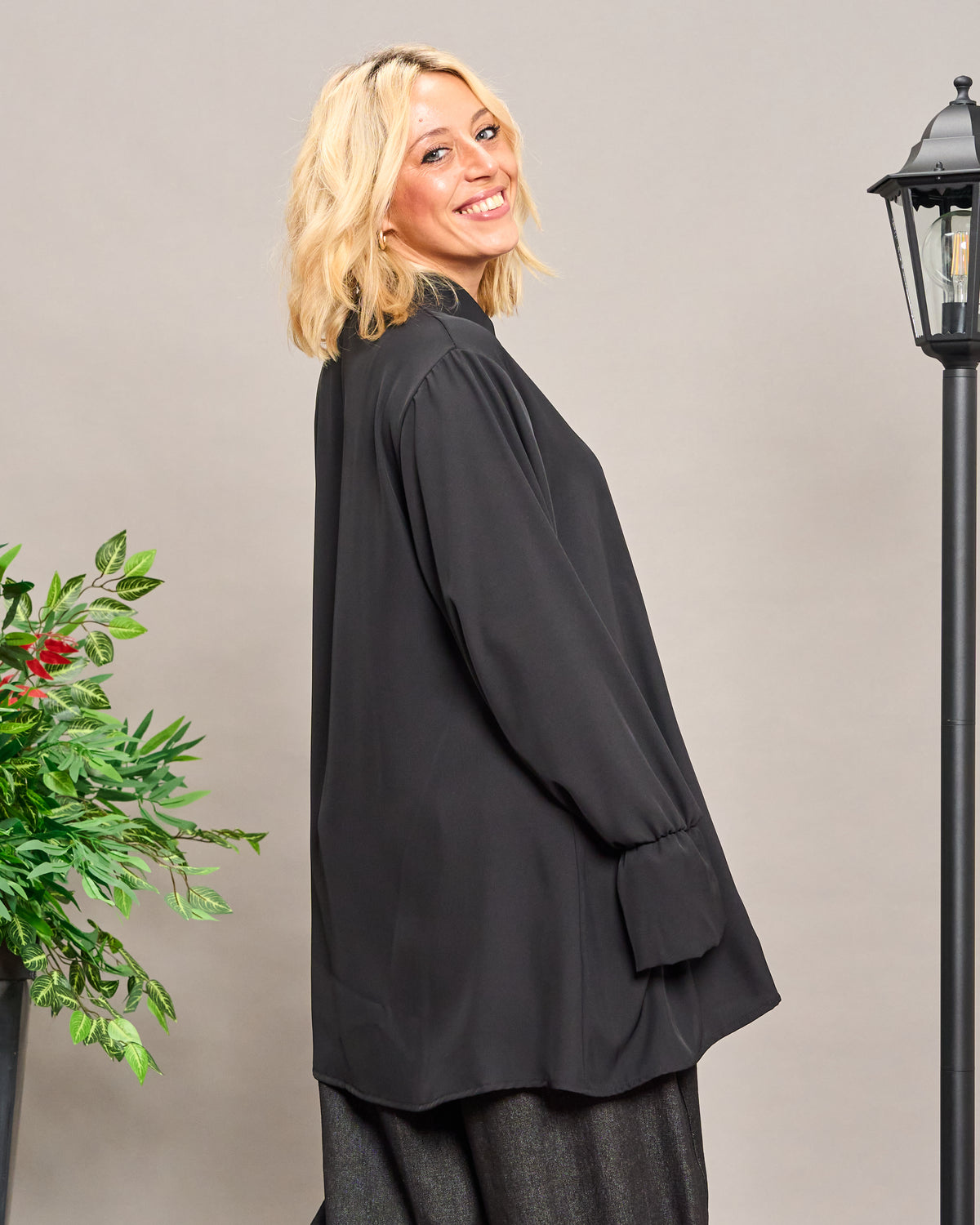 Ruffle Cuff Shirt
