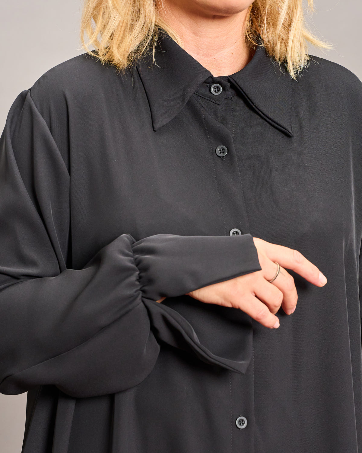 Ruffle Cuff Shirt
