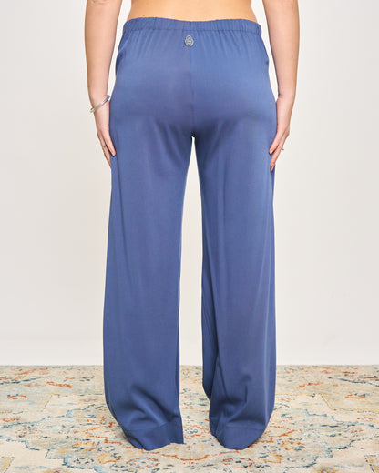 Pantalone Dritto in Viscosa Stretch