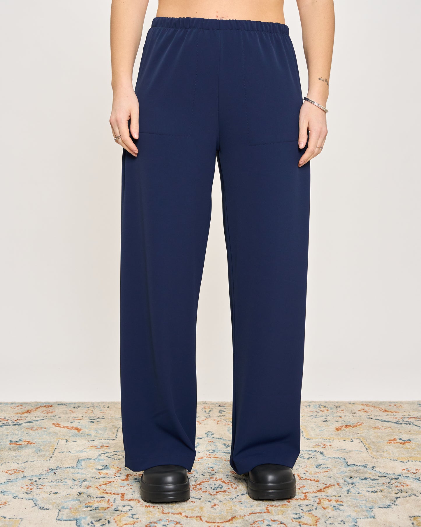 Pantalone Dritto in Cady