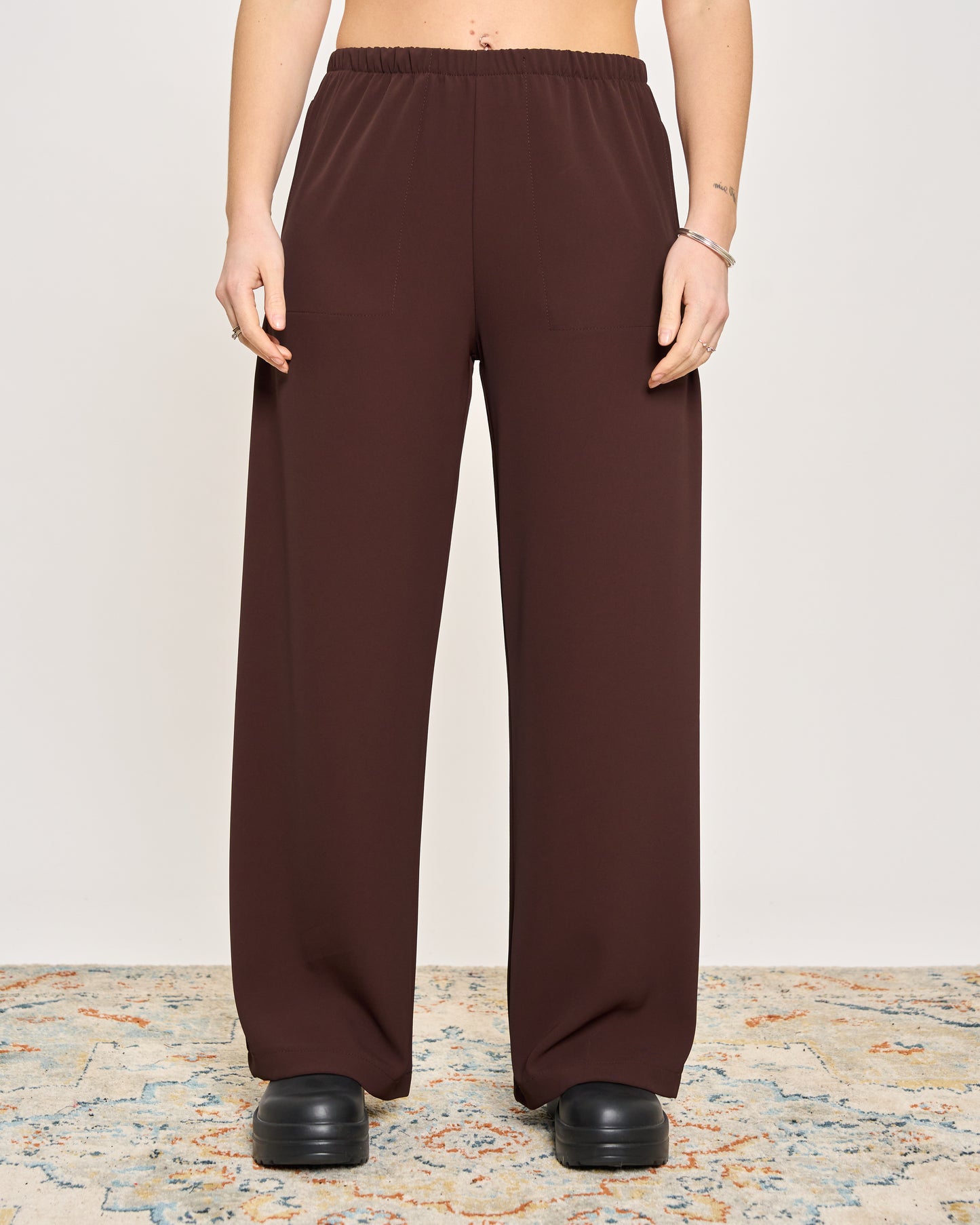 Pantalone Dritto in Cady