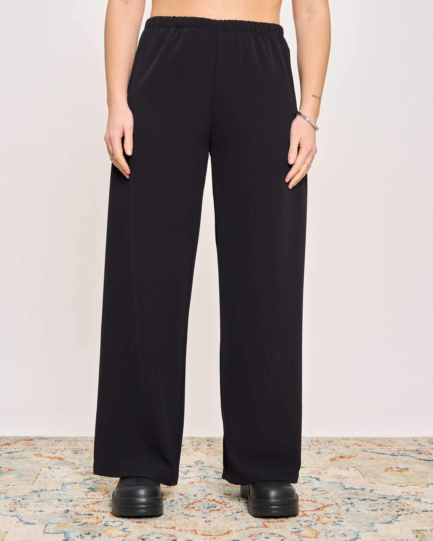 Pantalone Dritto in Cady