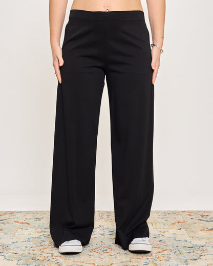 Pantalone Dritto in Viscosa Stretch