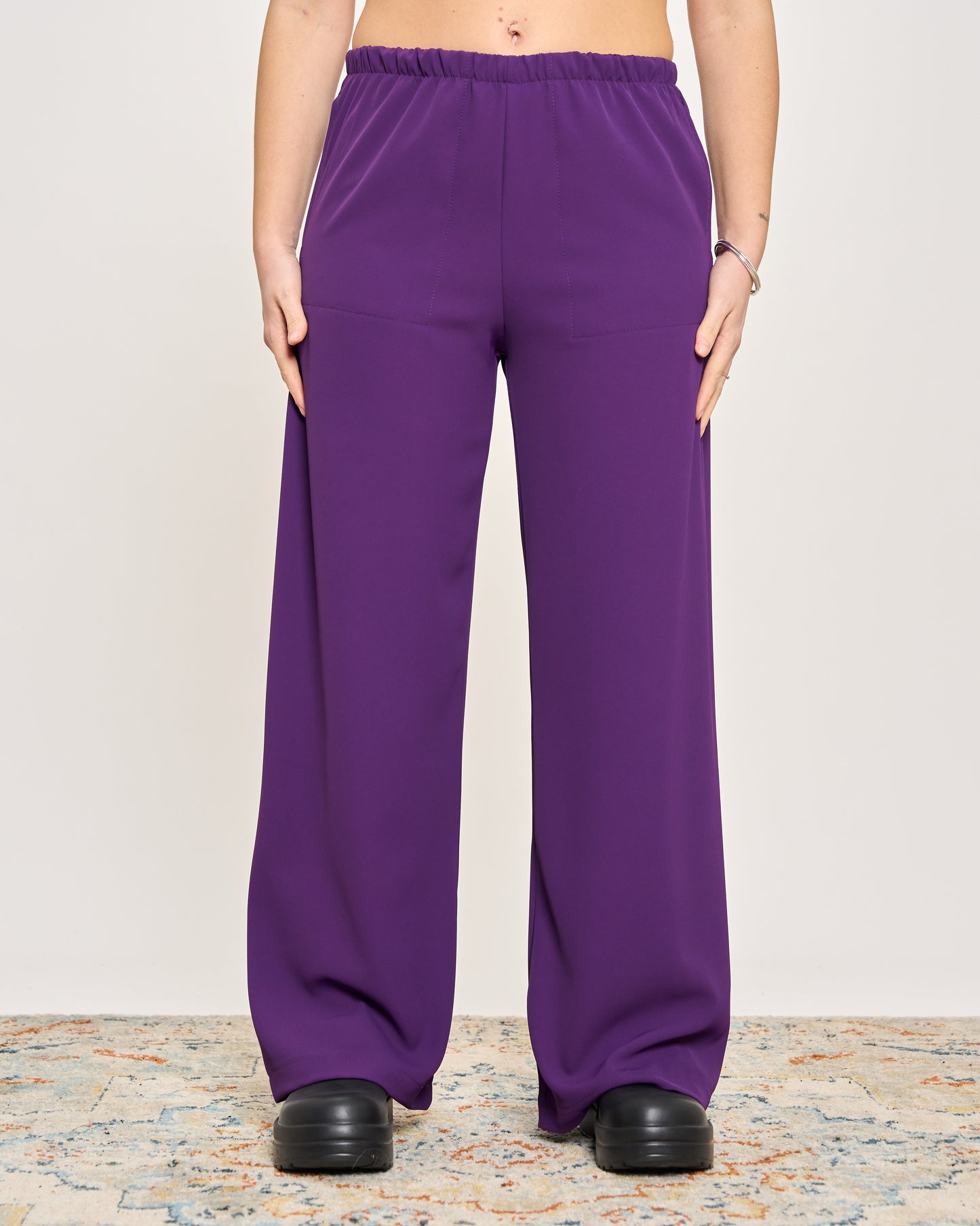 Pantalone Dritto in Cady
