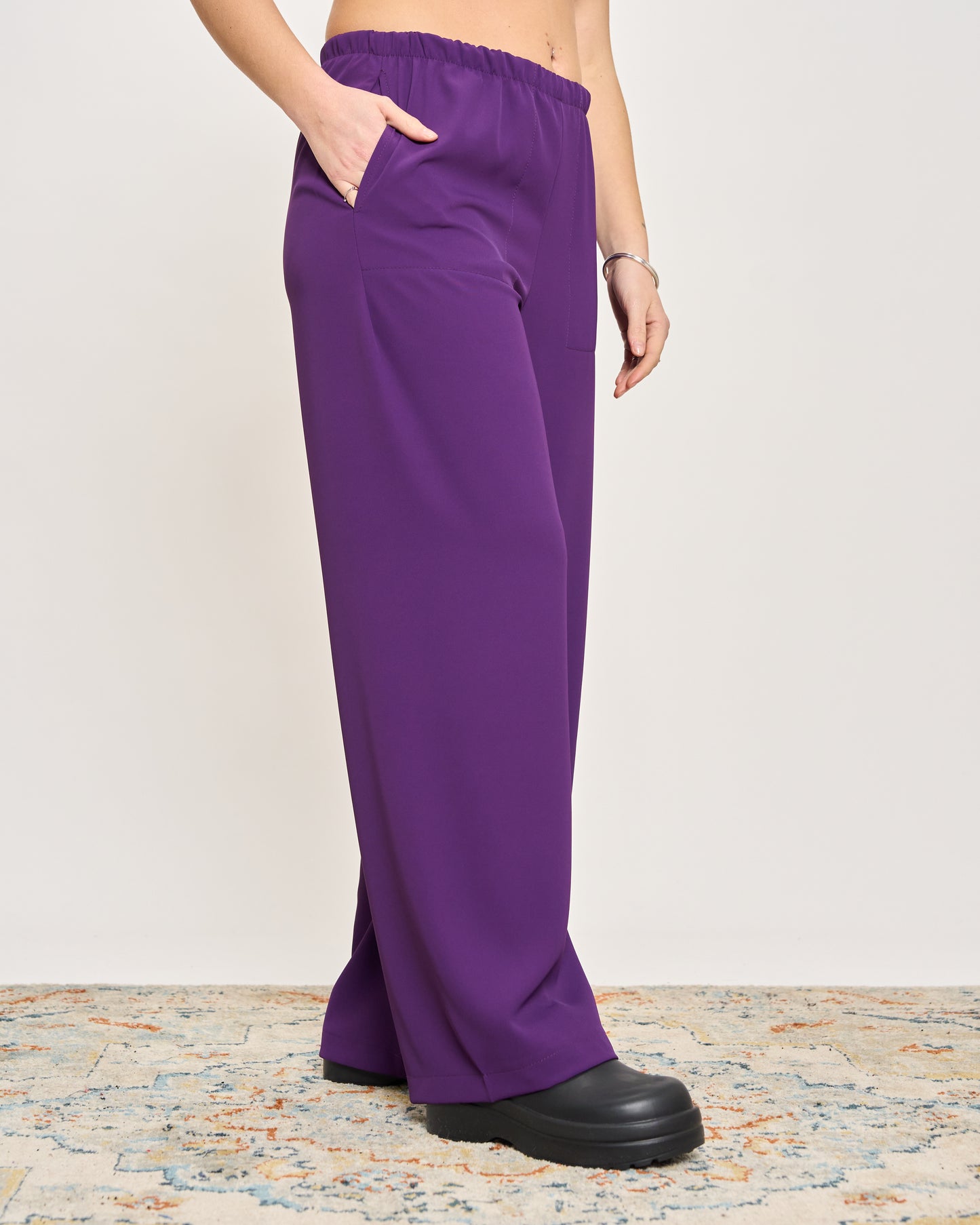 Pantalone Dritto in Cady