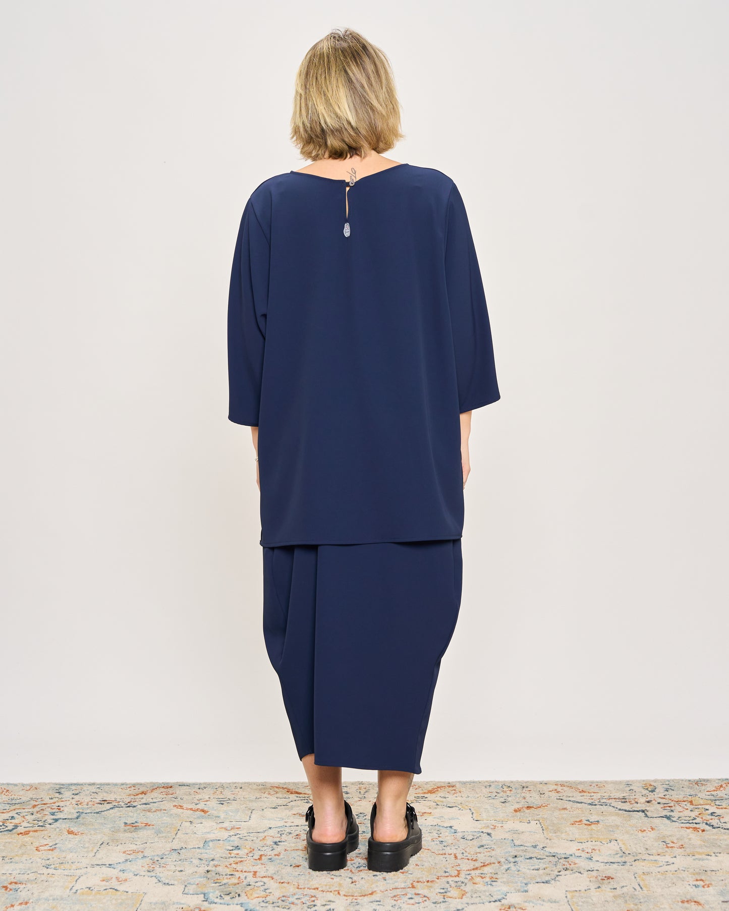 Maxi T-shirt in Cady
