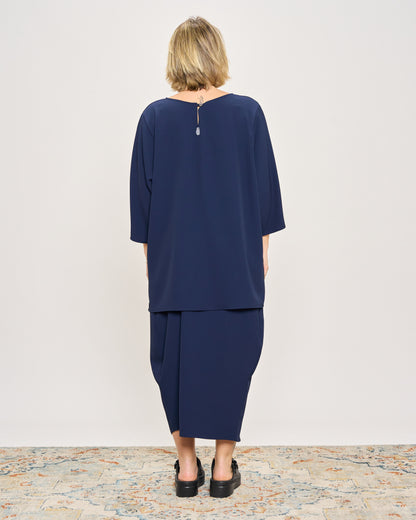 Maxi T-shirt in Cady
