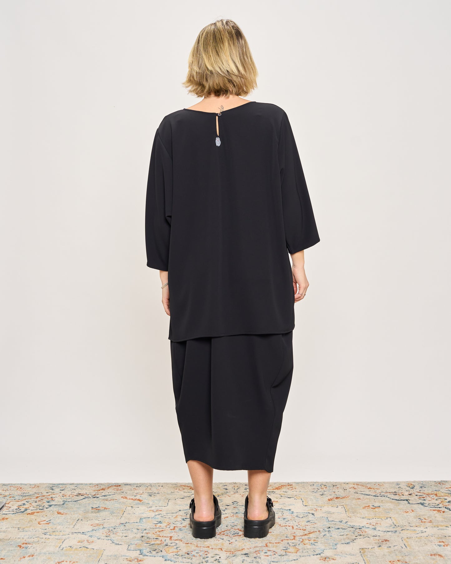Maxi T-shirt in Cady