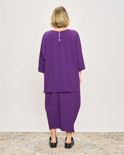 Maxi T-shirt in Cady