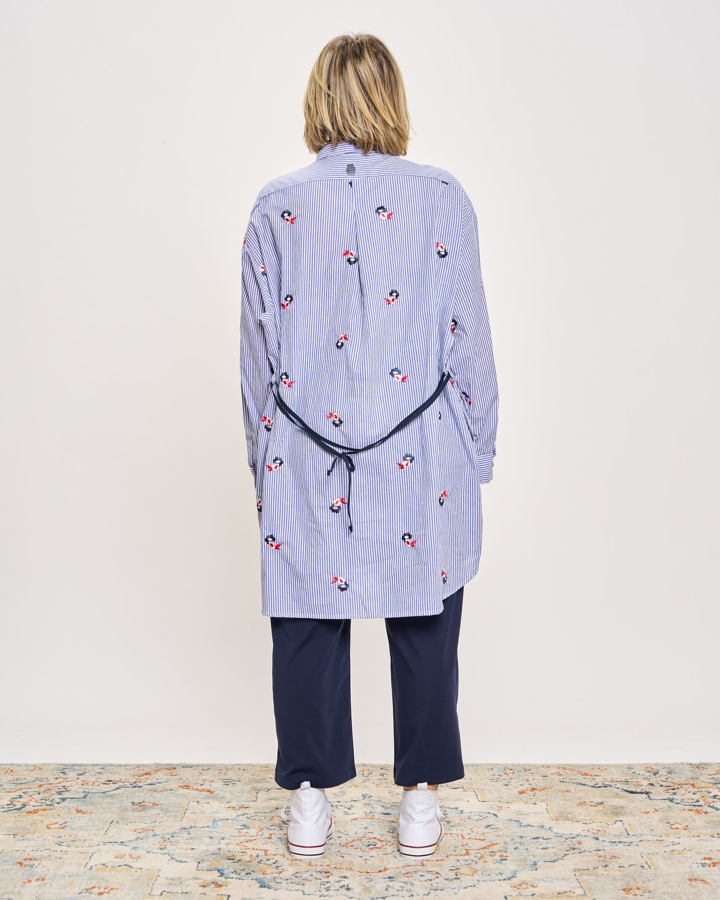 Camicia "Mille Righe" con Ricami