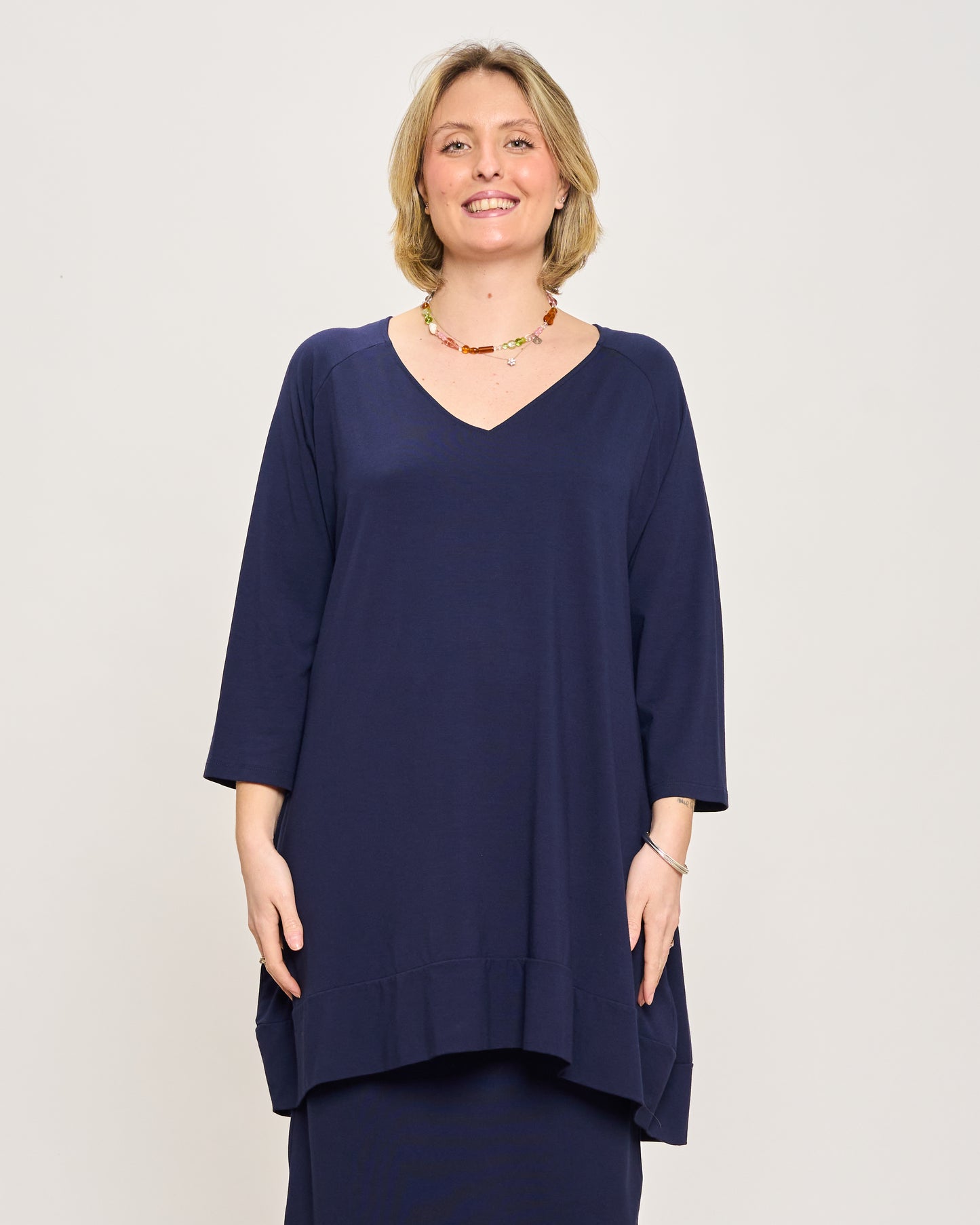 Maxi Maglia con Scollo a V