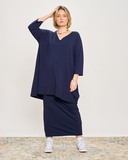 Maxi Maglia con Scollo a V