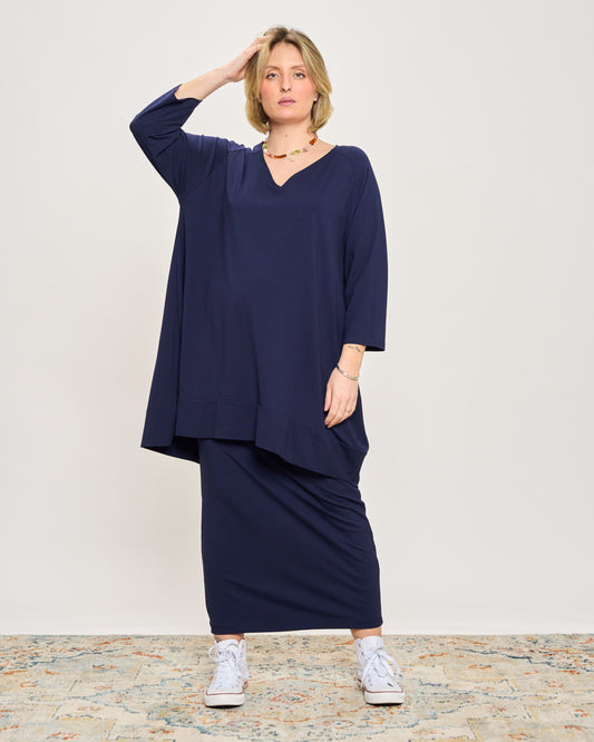 Maxi Maglia con Scollo a V