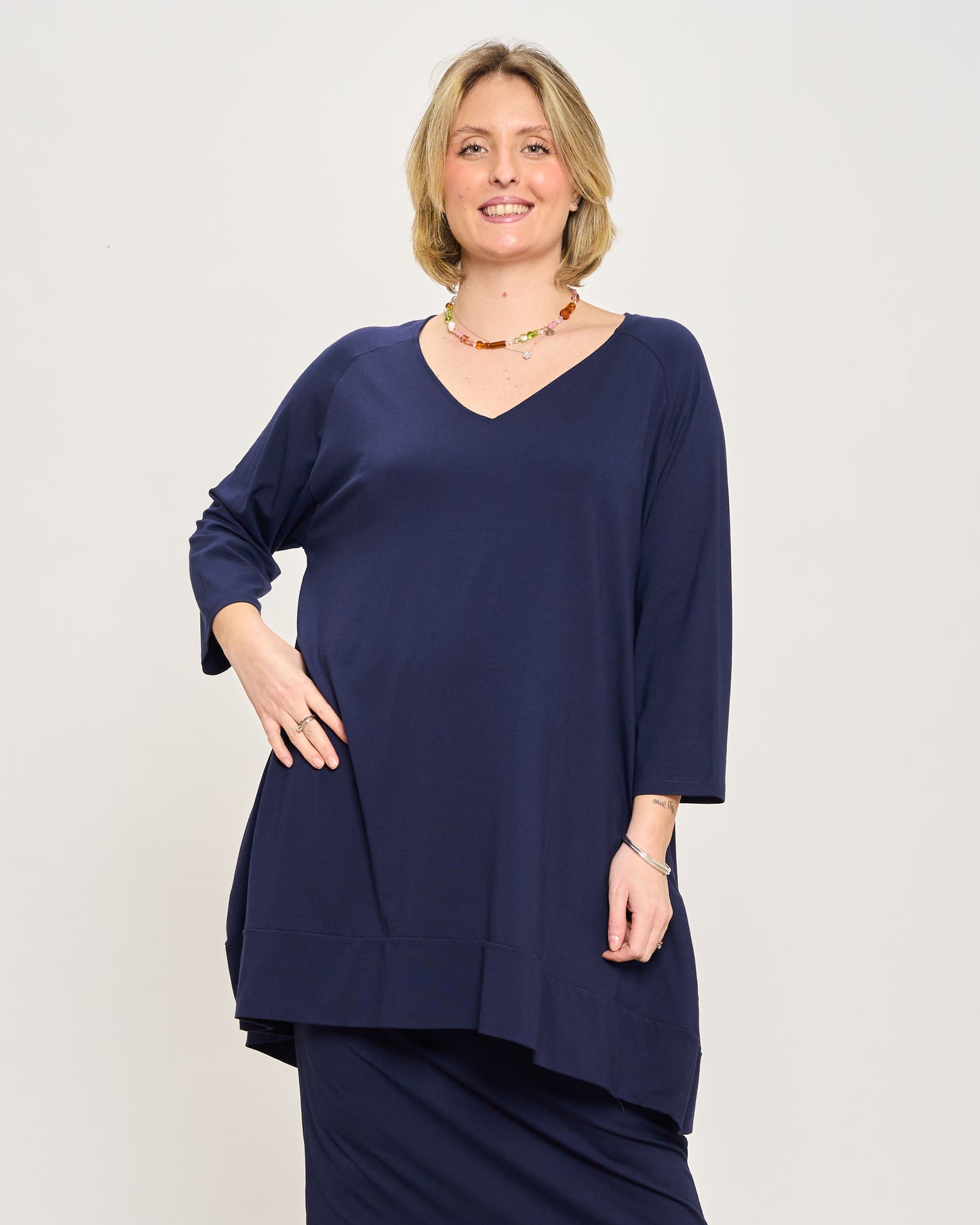 Maxi Maglia con Scollo a V
