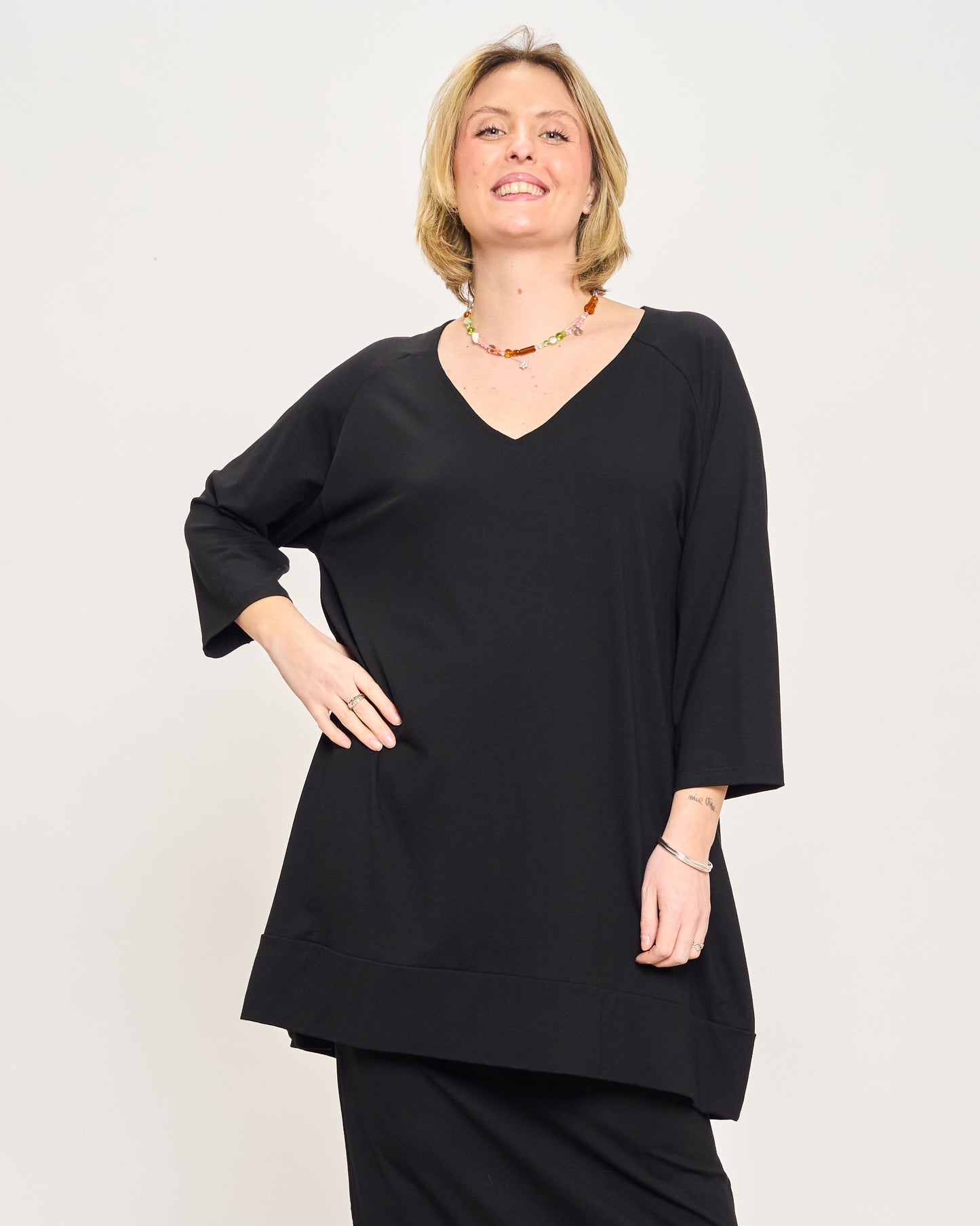 Maxi Maglia con Scollo a V