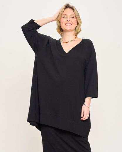 Maxi Maglia con Scollo a V