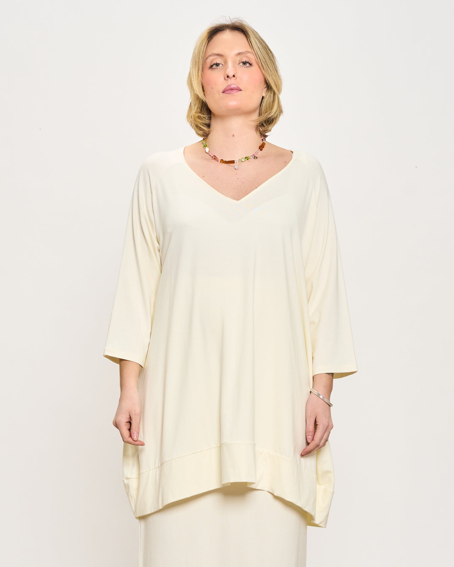 Maxi Maglia con Scollo a V