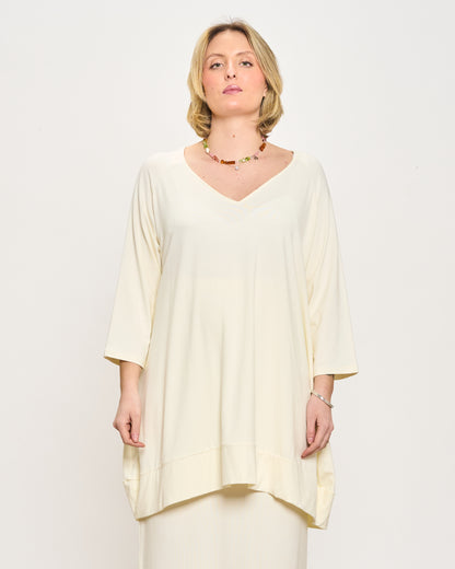 Maxi Maglia con Scollo a V