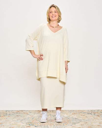 Maxi Maglia con Scollo a V