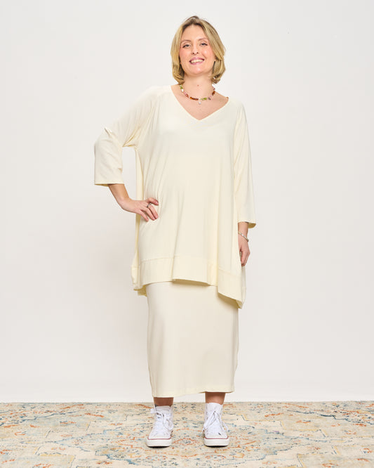 Maxi Maglia con Scollo a V