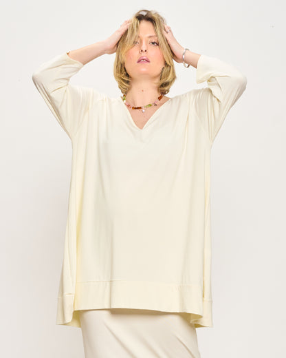 Maxi Maglia con Scollo a V