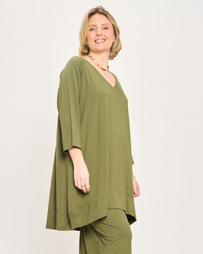 Maxi Maglia con Scollo a V