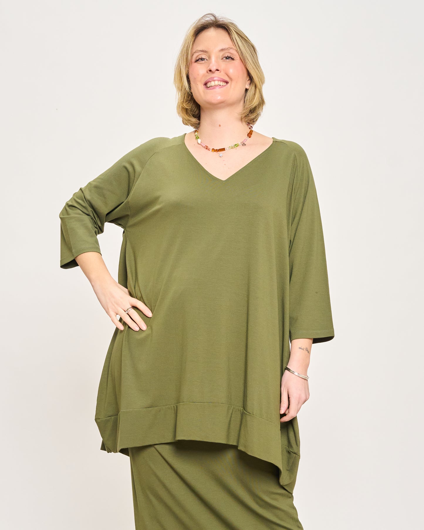 Maxi Maglia con Scollo a V