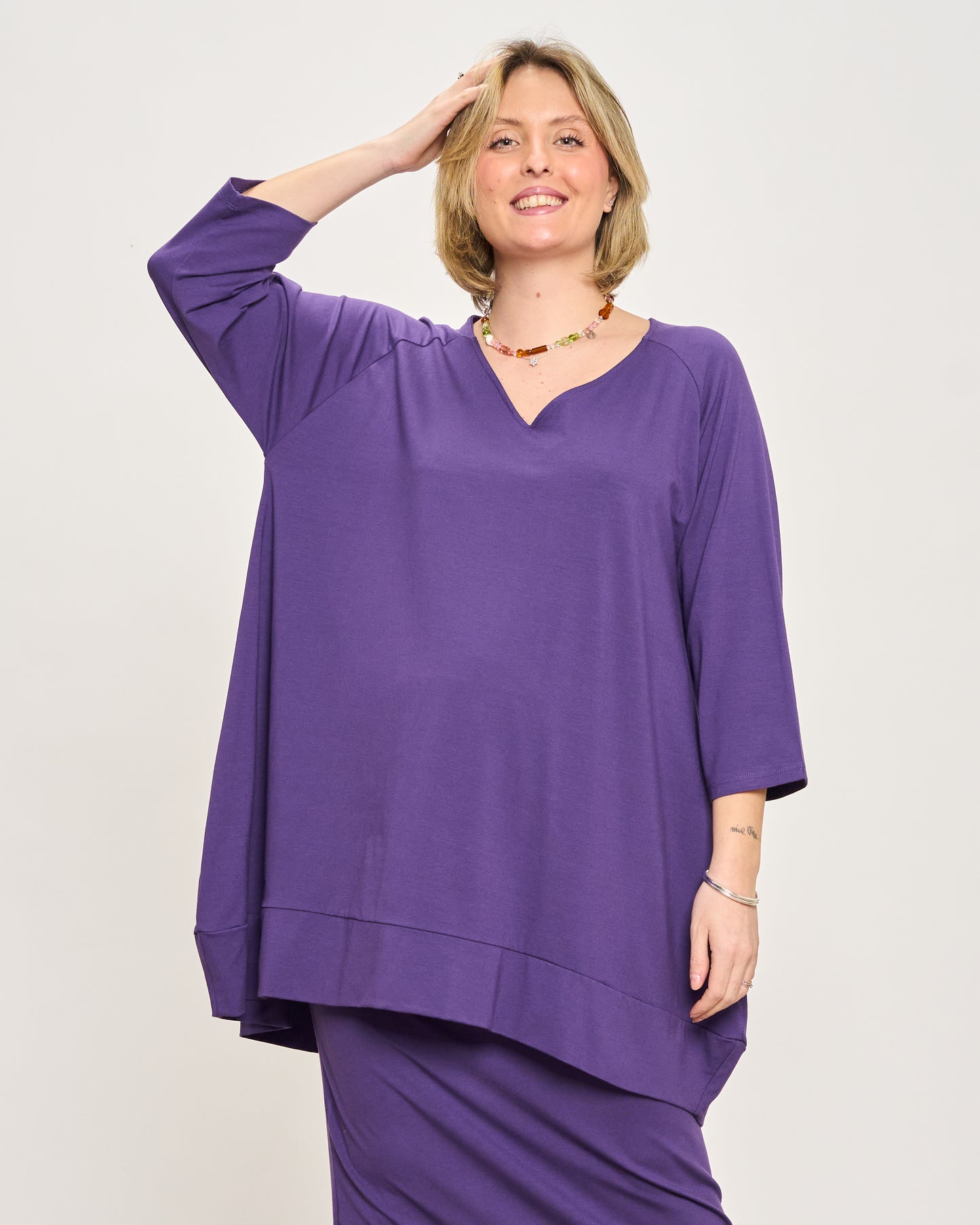 Maxi Maglia con Scollo a V