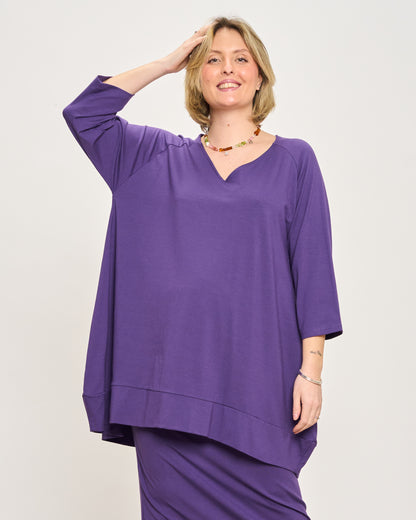 Maxi Maglia con Scollo a V