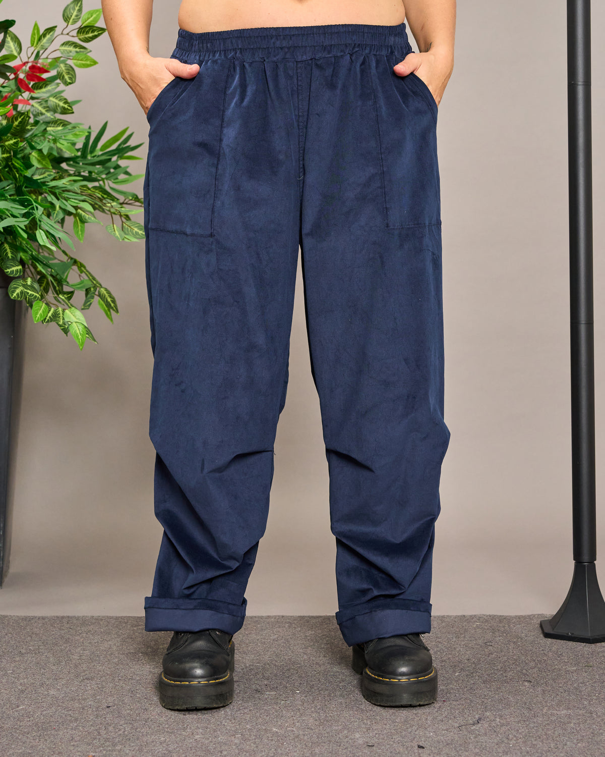 Velvet Baggy Trousers