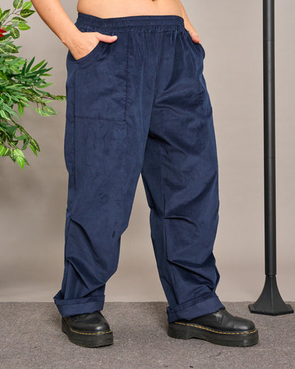 Velvet Baggy Trousers