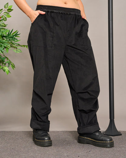 Velvet Baggy Trousers