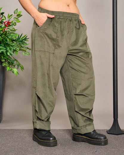 Velvet Baggy Trousers