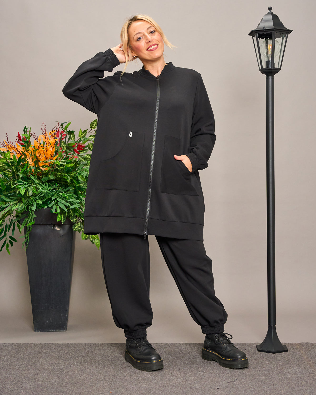 Pantalone in Felpa con Elastico