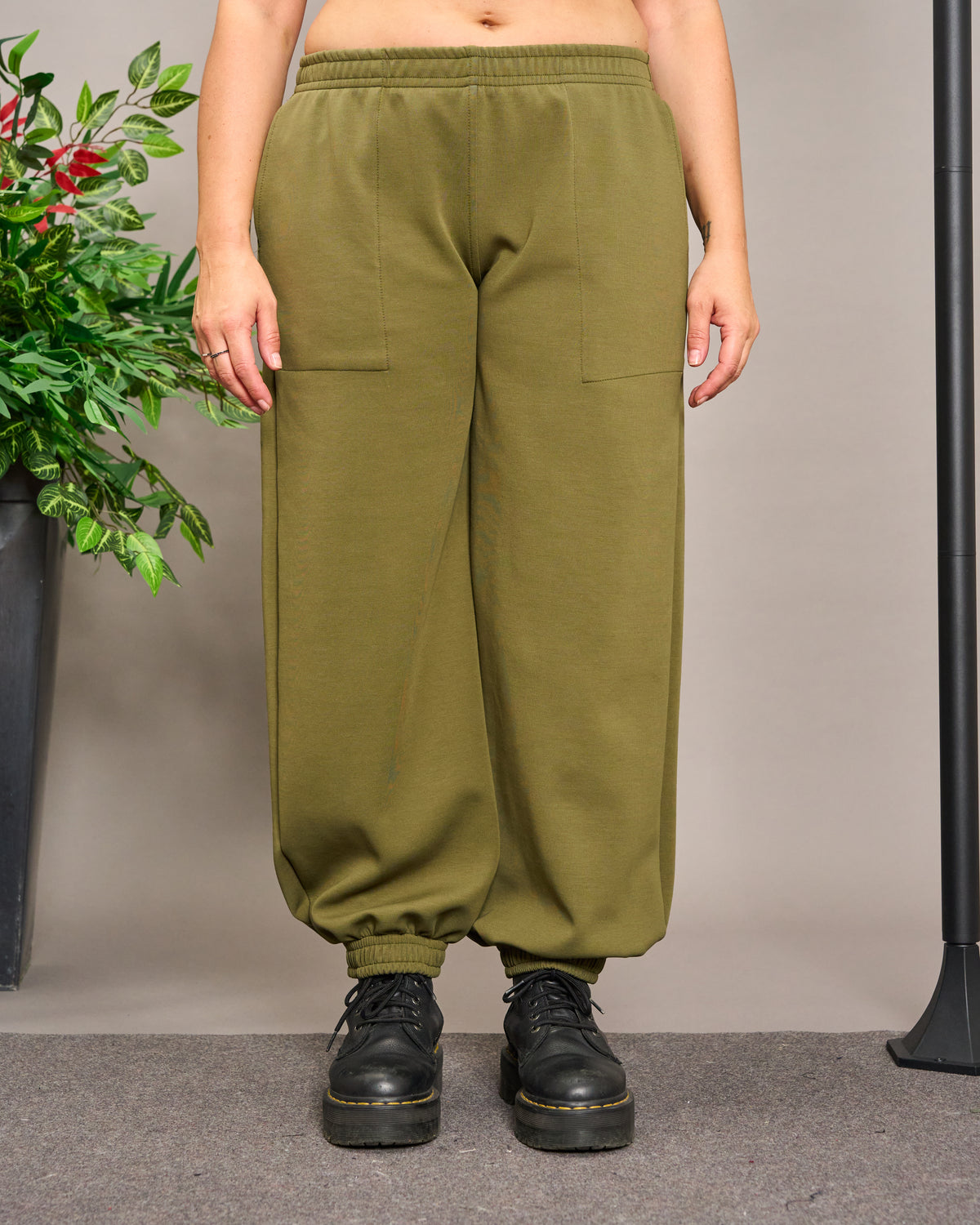 Pantalone in Felpa con Elastico