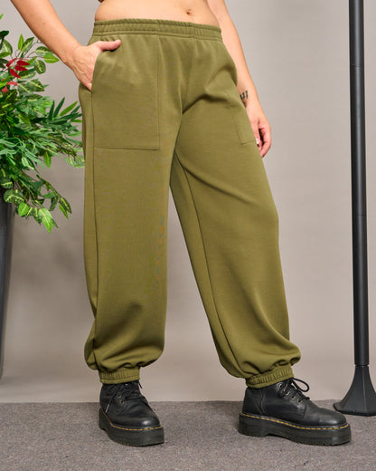 Pantalone in Felpa con Elastico