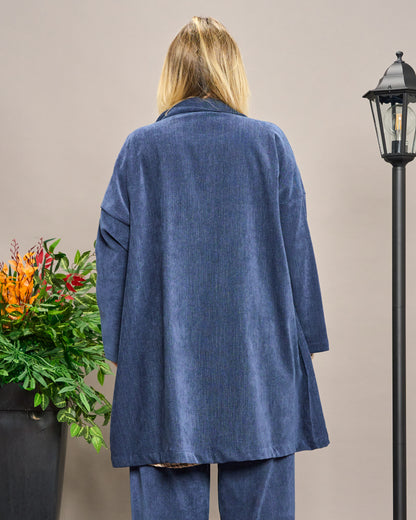 Oversized Unstructured Double-Breasted Jacket