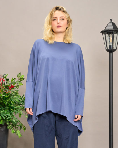 Solid Color Boxy Oversized Sweater