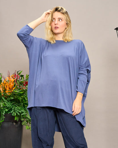 Solid Color Boxy Oversized Sweater