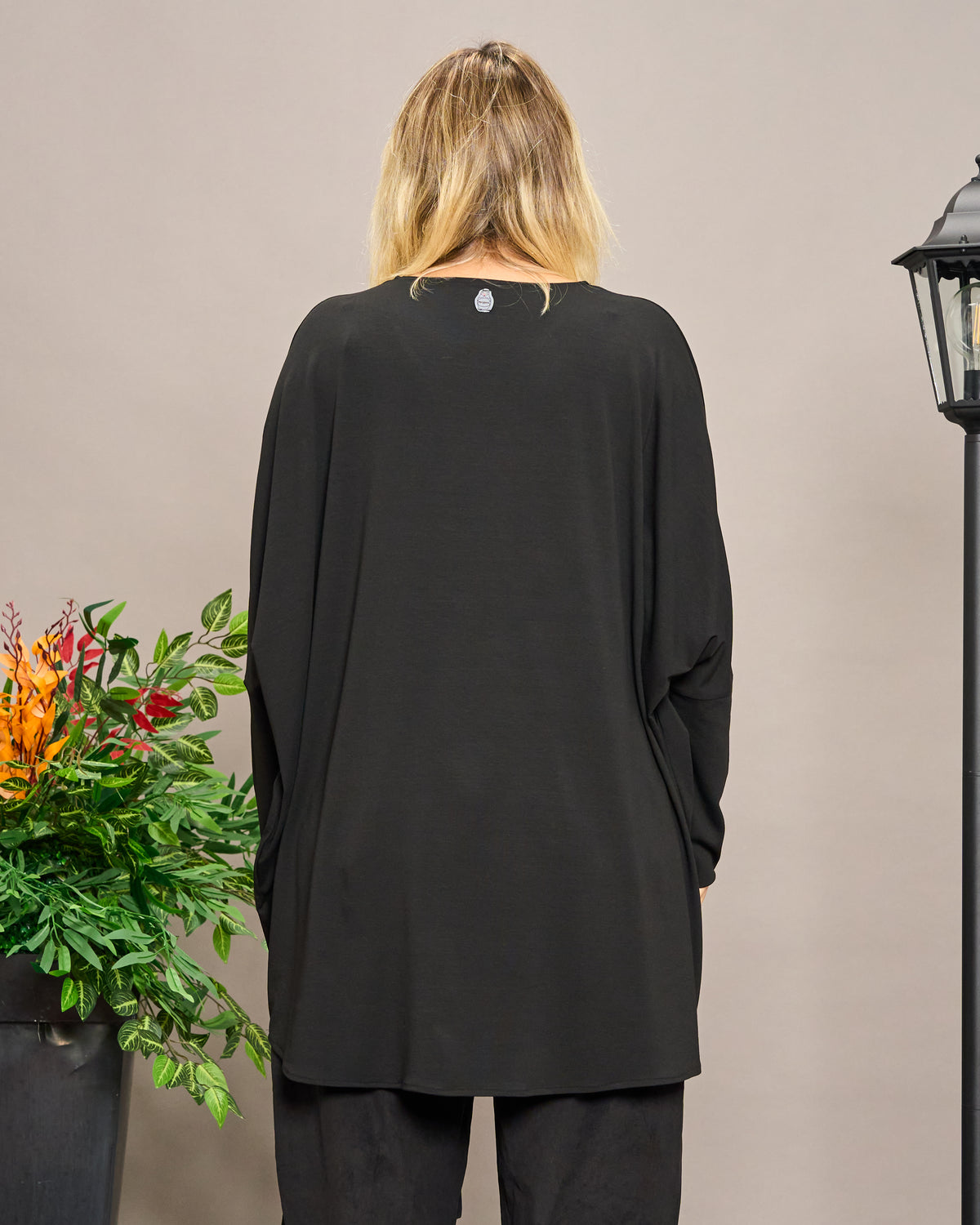 Solid Color Boxy Oversized Sweater