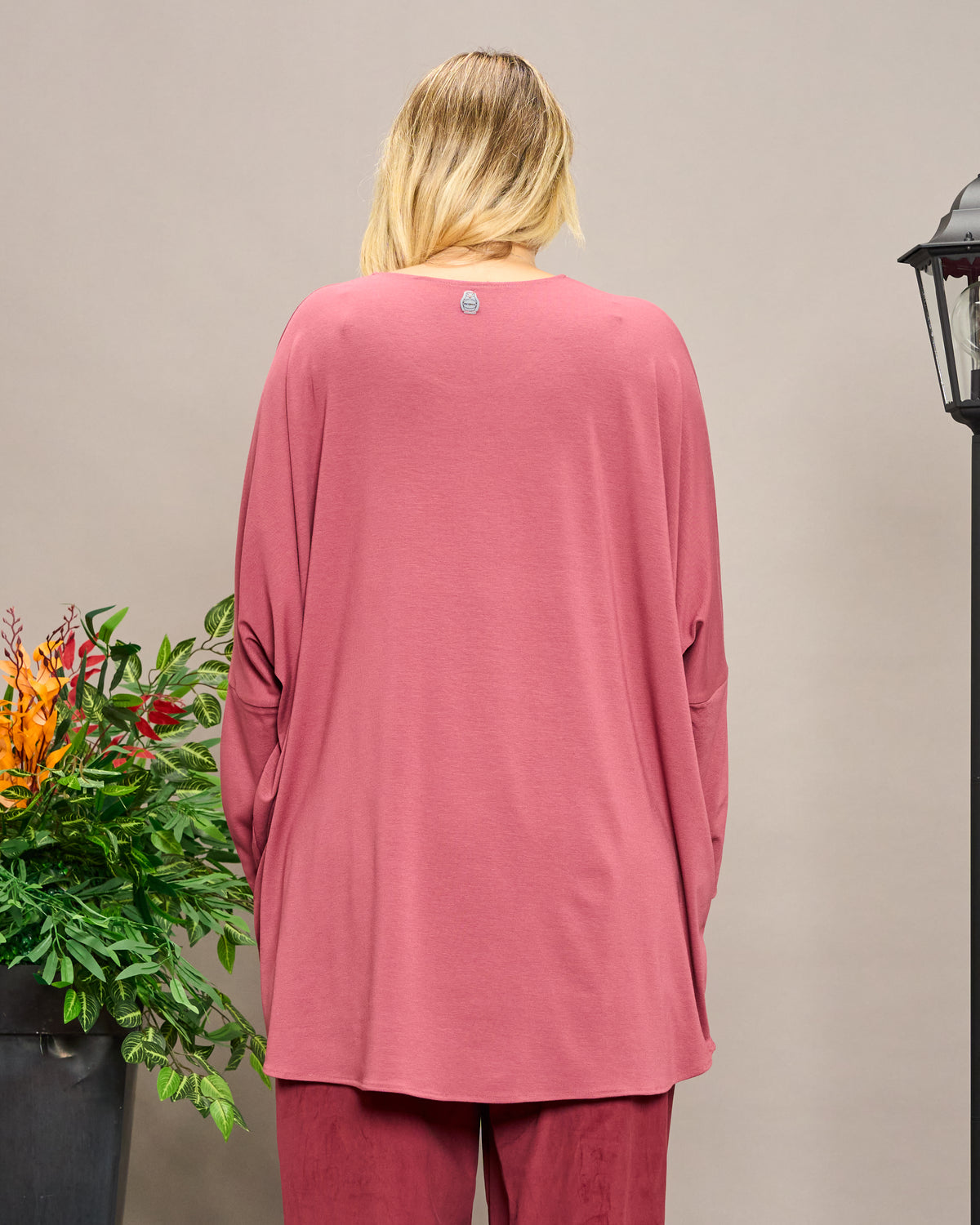 Solid Color Boxy Oversized Sweater
