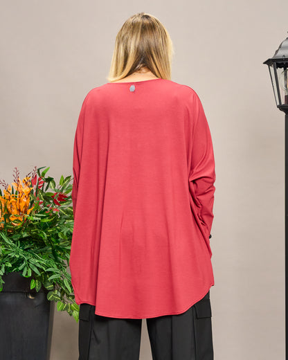 Solid Color Boxy Oversized Sweater