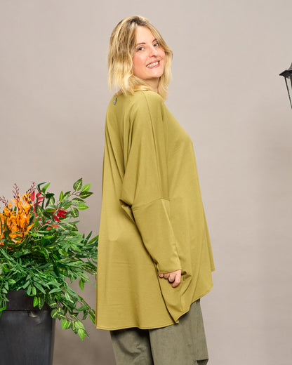 Solid Color Boxy Oversized Sweater